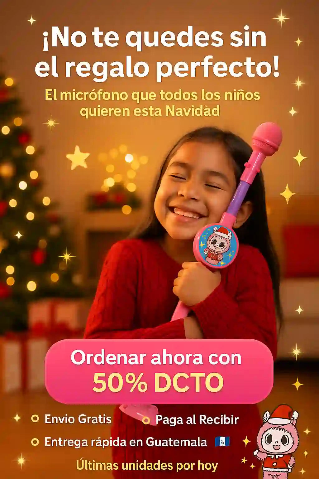 Micrófono Labubu “Pequeñas Estrellas“