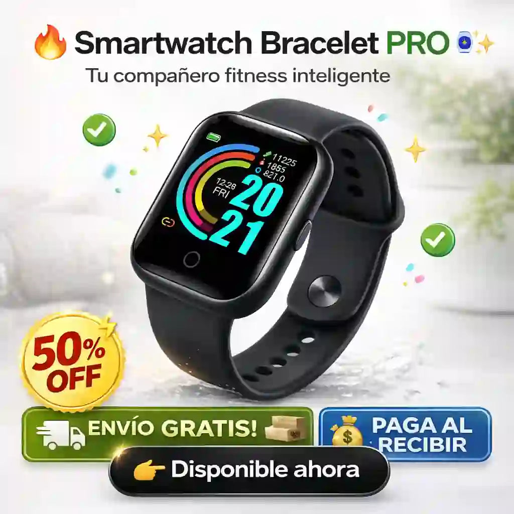 Smartwatch Bracélet PRO – Control Total en Tu Muñeca