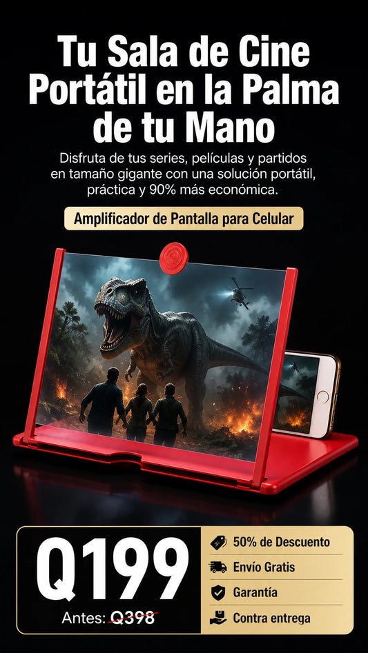 AMPLIFICADOR DE PANTALLA 3D PARA CELULAR