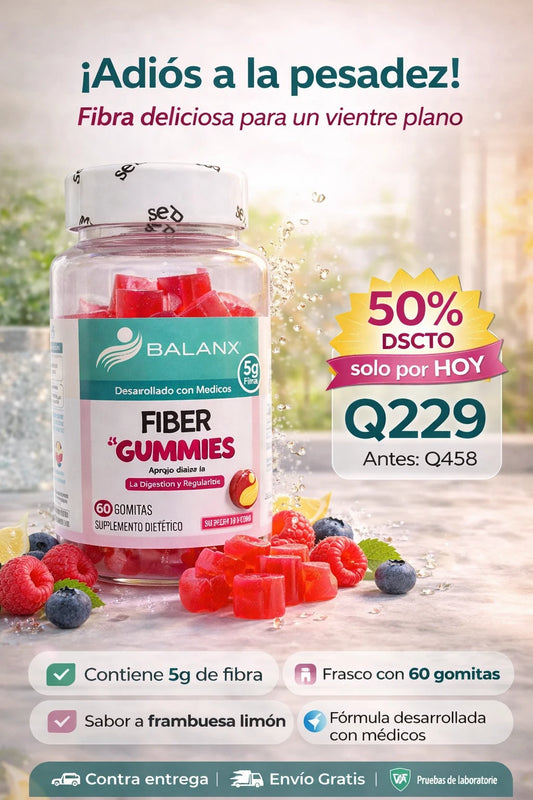 Balanx Fiber Gummies - Suplemento Dietético de Fibra