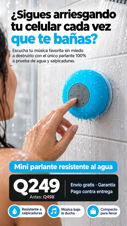 Mini parlante resistente al agua