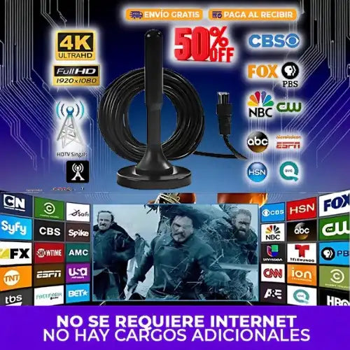 Antena “Señal Libre” ¡Televisión digital gratis!