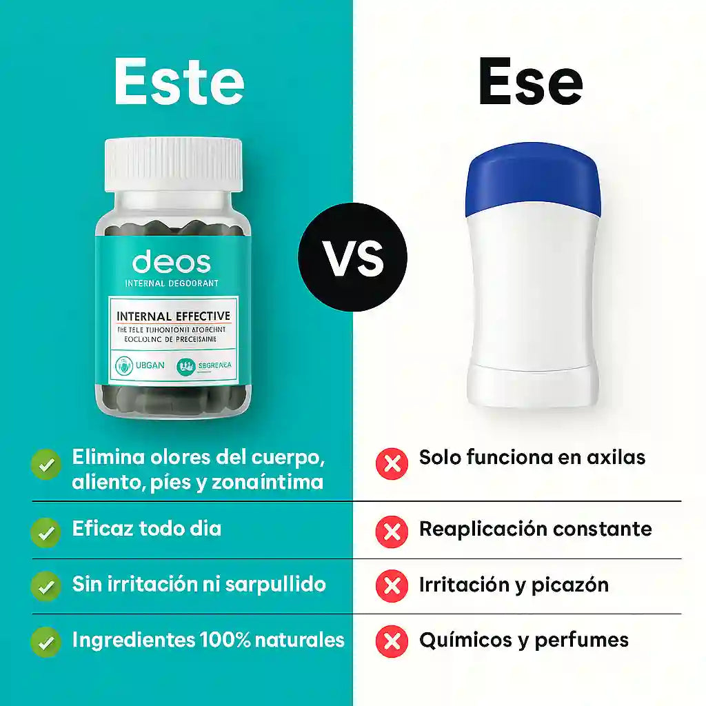 Elimina mal aliento, olor en tu zona intima y mal olor general