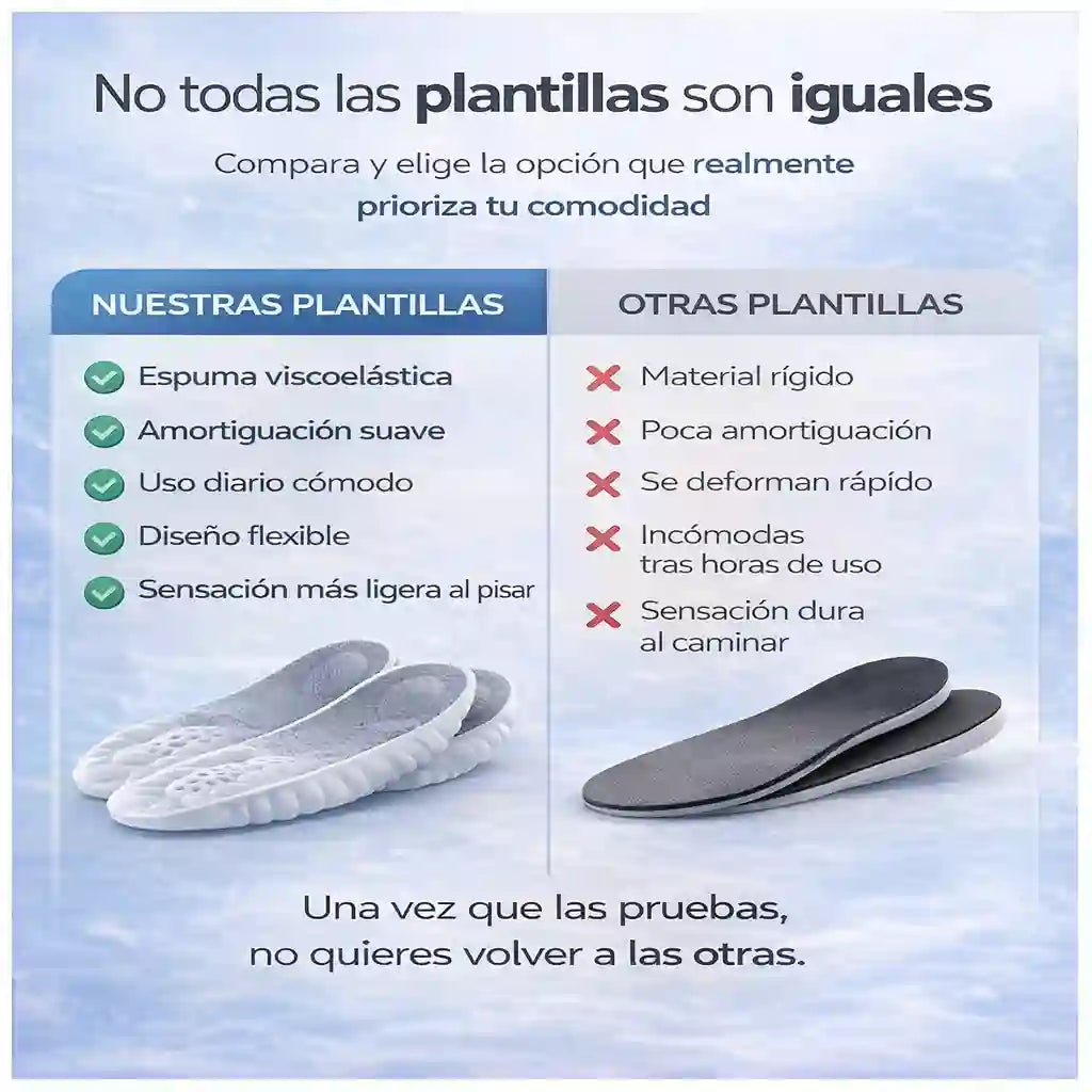 Plantillas Ortopédicas / Tus pies merecen descanso