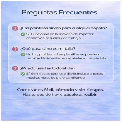 Plantillas Ortopédicas / Tus pies merecen descanso