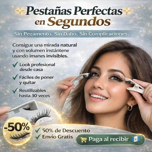 Pestañas Profesionales Desde Casa / Pestañas Magnéticas Reutilizables