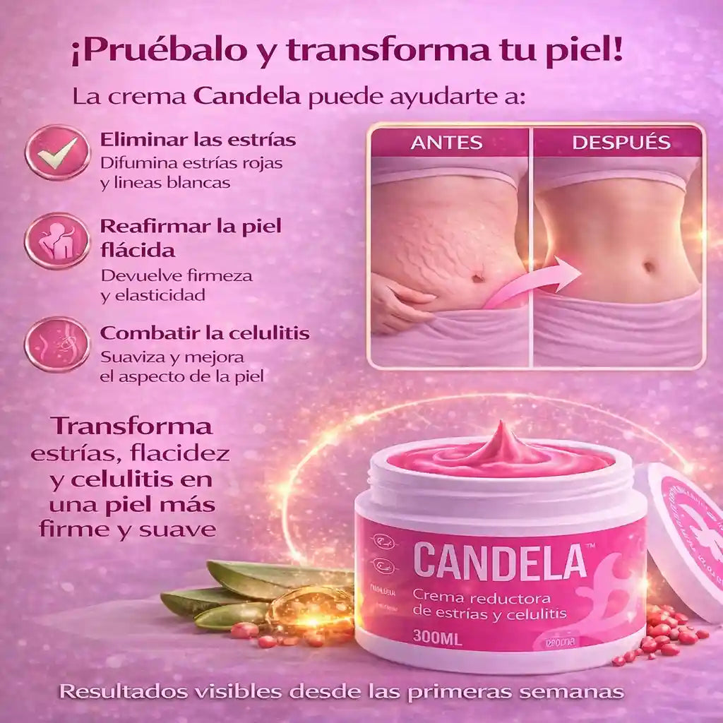 Candela™ – Recupera tu piel firme y dile adiós a las estrías después del embarazo