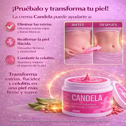 Candela™ – Recupera tu piel firme y dile adiós a las estrías después del embarazo