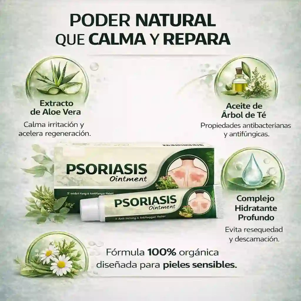 Psoriasis Solución Natural Para Calmar y Aliviar Tu Piel