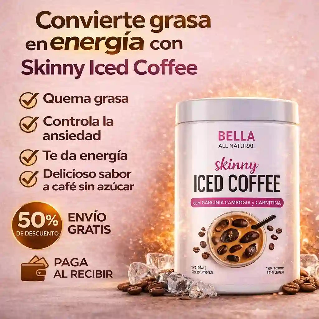 Skinny Iced Coffee: Baja de peso + energía - antojos