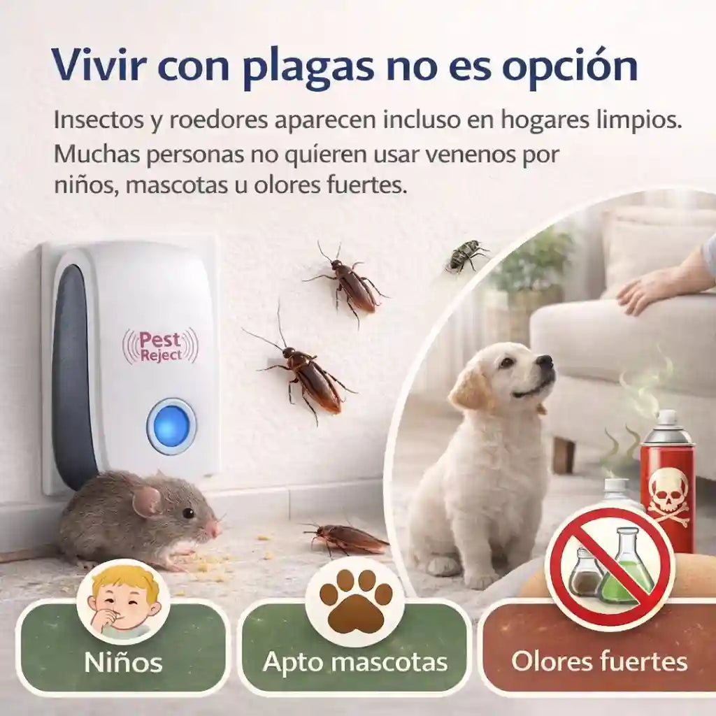 Repelente Ultrasónico/ La forma más segura de proteger tu hogar