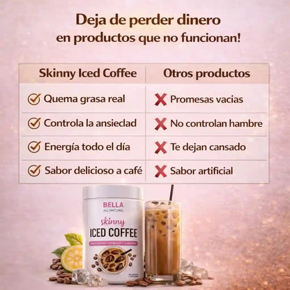 Skinny Iced Coffee: Baja de peso + energía - antojos