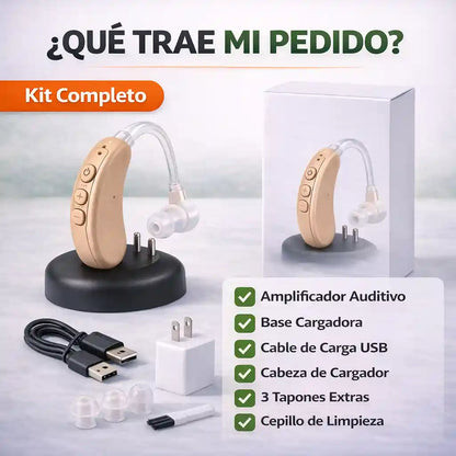 Audífono Amplificador Recargable/Vuelve a Escuchar Claro