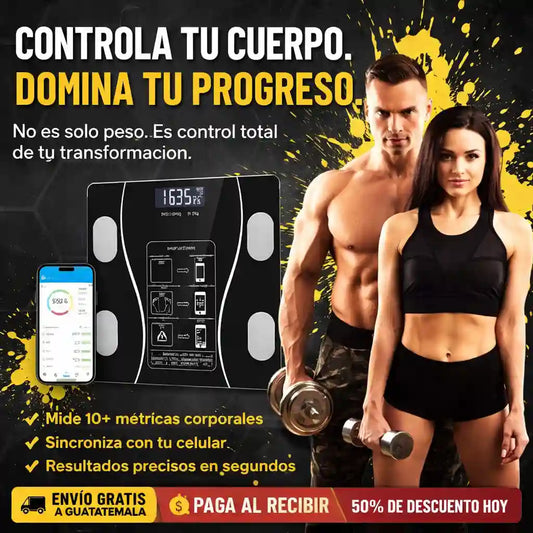 Báscula Digital Inteligente - Mide Tu Progreso Real