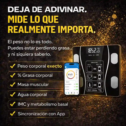 Báscula Digital Inteligente - Mide Tu Progreso Real