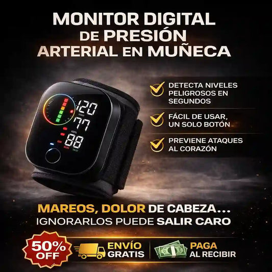 Tensiómetro Digital Controla tu presión desde casa