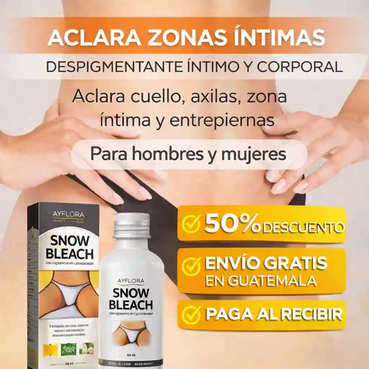 Snow Bleach – Despigmentante Íntimo y Corporal