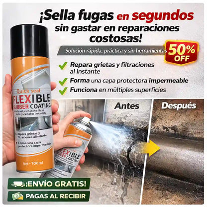Sray impermeabilizante repara goteras y grietas en cualquier superficie