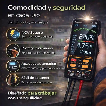 Multímetro Digital Precisión, seguridad y rapidez en un solo equipo