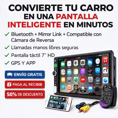 Radio Inteligente GPS, música, cámara y llamadas