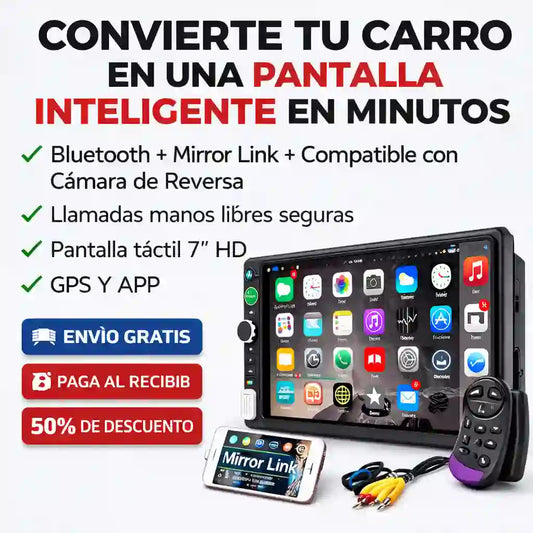 Radio Inteligente GPS, música, cámara y llamadas
