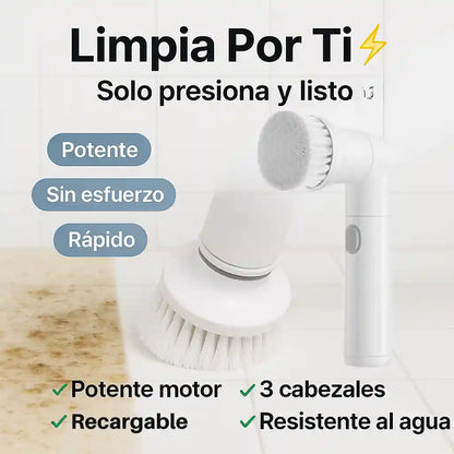 Cepillo Eléctrico Magic Brush 5-en-1 / Limpia toda tu casa sin esfuerzo en minutos